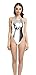 WOLF UNITARD Sexy Thong Leotard Shiny Metallic Bodysuit X-Small Silver