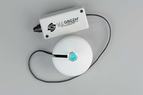 Image of See-Green FDA-Registered Scleral Lens Inserter and Remover with Light Guidance - Hands-Free (with Stand), Bubble-Free, System for Easy, Accurate, Hygienic Lens Application