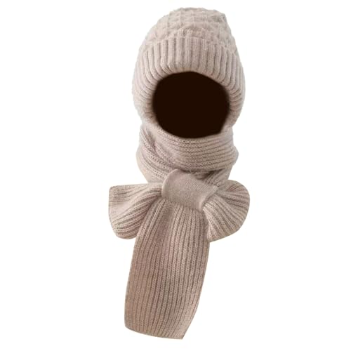 Écharpe à capuche tricotée pour les promenades d'hiver au chaud