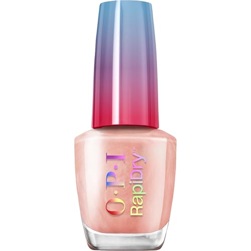 OPI RapiDry™   Esmalte de uñas secado rápido   Sin Imperfecciones ni Marcas   Esmalte Vegano   Stun n' Done   Esmalte de Uñas Melocotón (9ml)
