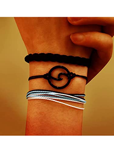 choice of all String Bracelets for WomenMen Summer Wave Bracelet Set for Teen Girls Waterproof Surfer Ankle Bracelet for Men Boys Friends - Image 3