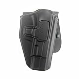 OWB Holster for CZ 75B, 75 Compact, 75D PCR, Right Hand, Polymer with Paddle and Index Release