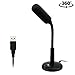 Produktbild USB PC Mikrofon, Zaffiro Desktop Mikrofon Gaming Computer Microphone Plug & Play Aufnahme Mikrofon Kompatibel mit PS4,Mac,Windows 7/8/10 für Discord,YouTube,Skype,Podcast