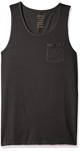 RVCA Men Ptc Pigment Tank Top Black XX-Large