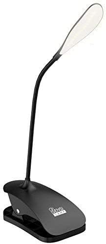 The Official SensiLamp Desk Lamp Reading Book Light [Smart Touch] - Rechargeable LED Table Clip on Light for Books, Kindle, Bedside, Night, Living Room, Bedrooms,