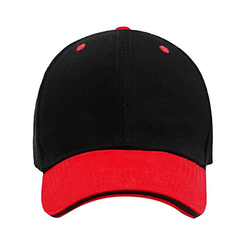 Gorra de béisbol para hombre y mujer, de piel, Negro , Talla única Cover
