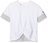 adidas Yg Wow Tee Chemise de Golf pour Fille, Garçon, Chemise de Golf, CF7191, Blanc, Noir (Blanco/Gridos/Negro), 116