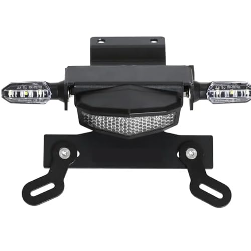 �o�C�N�i���o�[�v���[�g�z���_�[ �p��KLX230 230R 230SM 230SE 2020-2024 LED �u���[�L�e�[�����C�g�C���W�P�[�^�E�C���J�[ Tidy �i���o�[�v���[�g�z���_�[�G���~�l�[�^�[(Clear)