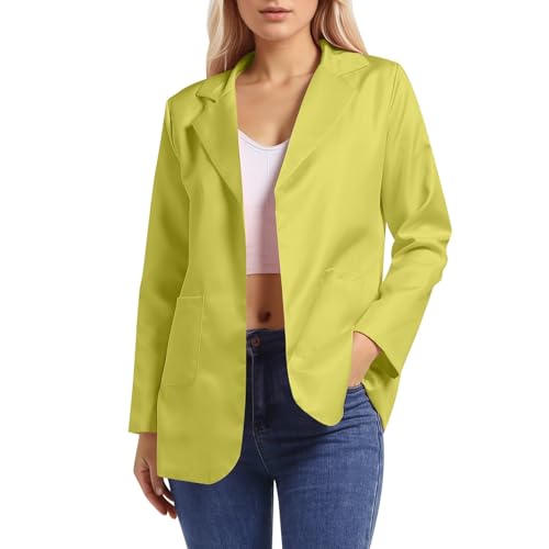 Manteau formel uni femme avec veste de bureau élégante manches longues