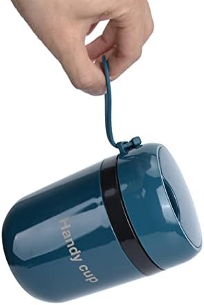 Miniatura 9 de Recipientes de sopa aislados para niños recipientes de almuerzo termo de 17 onzas con cuchara plegable caja de almuerzo de acero inoxidable de boca