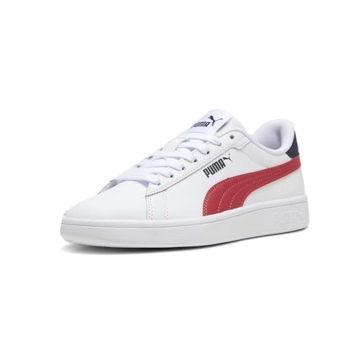 PUMA Kids Boys Smash 3.0 Leather Lace Up Sneakers Shoes Casual - White2