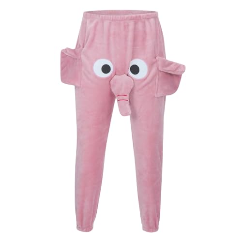 Elephant Trunk Pajama Pants, Jumbo Trunk Elephant Pants for Women & Man,Funny Cute Animal Sleepwear Pants