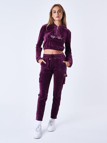 Bas de Jogging Velours Violet Project X Paris Toucher Doux Taille L