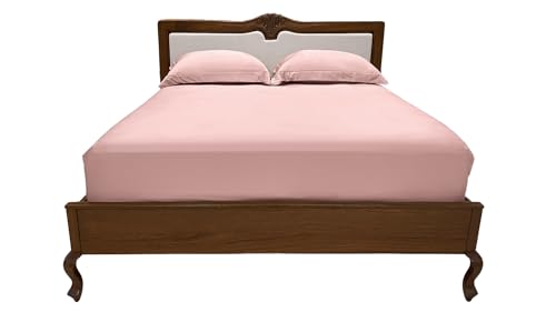 Amazon.com.br: Jogo de Cama Solteiro Percal 400 Fios 100% Algodão Egípcios 02 Peças Ruth Sanches Toque Premium Extra Macio – Rosa Chá