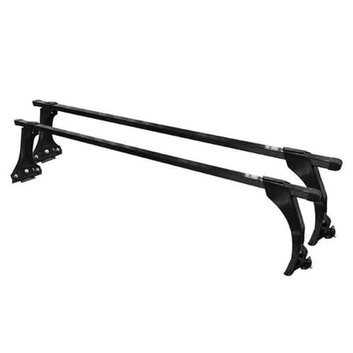 SRQORT Kit De Portaequipajes De Techo De 120 Cm Y 135 Cm, Kit De Soporte De Paletas, Portaequipajes Metálico con Riel De Techo Portaequipajes Techo Aluminio(120cm)
