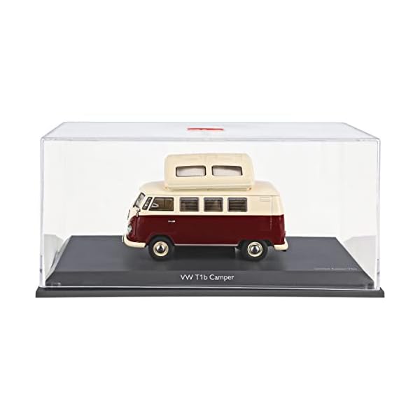 Volkwagen T1 B Camper Rot Weiss Transporter Samba Bully Bus 1950-1967 1/43 Schuco Modell Auto mit individiuellem Wunschkennzeichen – Bild 4