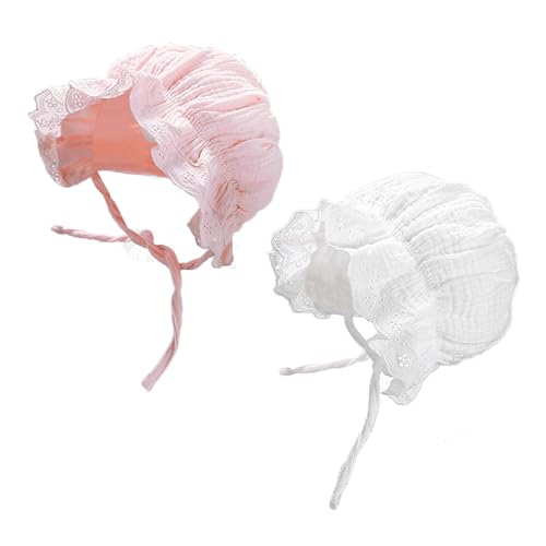 Baby Girl Boy Lace Cotton Bonnet Newborn Infant Soft Warm Cap Toddlers Breathable Eyelet Beanie Sun Protection Hat