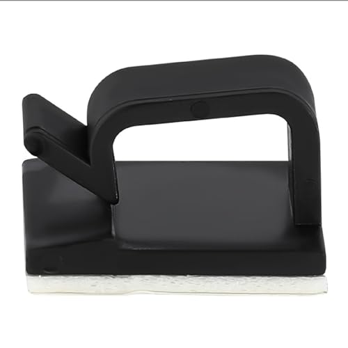 50PCS Clips Adhesivos para Gestión de Cables Eléctricos, Organizador de Cables para Pared, Uso en Coches, Oficinas y Hogares, Negro, Pequeño miniatura 1