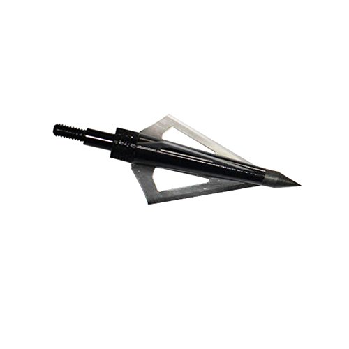 Zzuus 12Pcs Archery 125 Grain Broadheads With 3 Fixed Steel Blade Hunting Arrowheads Fit For Compound Bow And Crossbow With One Plastic Broadheads Case #TOP3