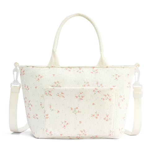 Lunch Bag for Women Adult Large Insulated Lunch Box Girl Cute Corduroy Lunch Tote Bags Reusable Leakproof Cooler Work Picnic