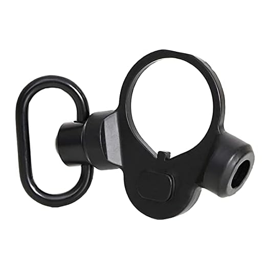 Colpart Two Point QD Sling Adapter 2 Position Black Metal Traditional Sling Mount, Quick Detach Dual Loop Hunting Accessories - 1pcs