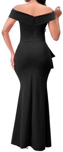 VisiChenup Elegant Formal Dresses for Women Sexy Cocktail Wedding Guest Evening Party Long Maxi Dress4