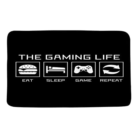 DSMEUE Game Life Bath Mat Cover