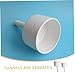 FUNOMOCYA 2pcs Funnels 100ml 60ml Scientific Filling Filtering Funnels for Lab Kitchen and Industry Wide Mouth Heat Resistant