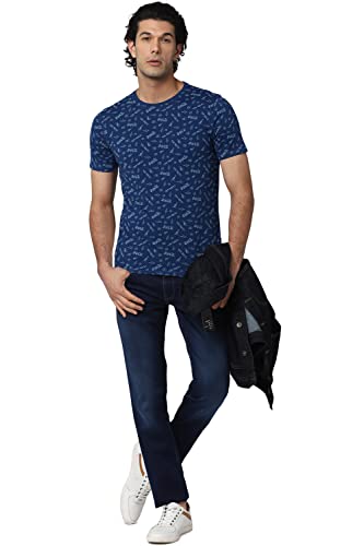 Image of Van Heusen Men's Cotton Slim Fit T-Shirt