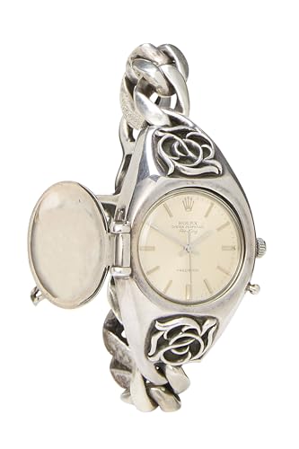 Pre-Loved Chrome Hearts x Rolex Stainless Steel Air-King Custom Band 35mm, Silver2