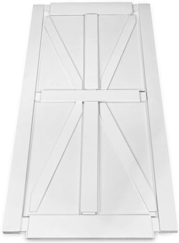 Star Style Real Primed Door Slab, DIY Panel Door, Modern Interior Barn Door, Moisture-Proof, Anti-Deformation, Pre-Drilled Ready to Assemble, Suitable for Pre-Hung and Barn Door (32 * 80)