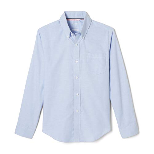 Image of French Toast Boys Long Sleeve Oxford Shirt (Standard & Husky) Button Down Shirt