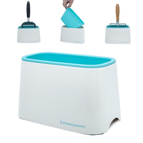 Epargnaro Universal Cat Litter Scoop Holder - Hygienic Scooper Storage Works for Most Cat Litter Scooper - Washable Convenient Stand for Kitty Poop Shovel Kitty Litter Box Scooper Accessory