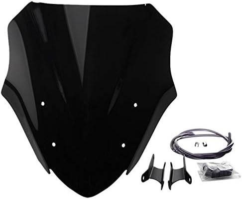 Motorcycle Windshield Compatible with Z900 2017 2018 2019 Motorcycle Accessories Screen Windshield Fairing Windscreen