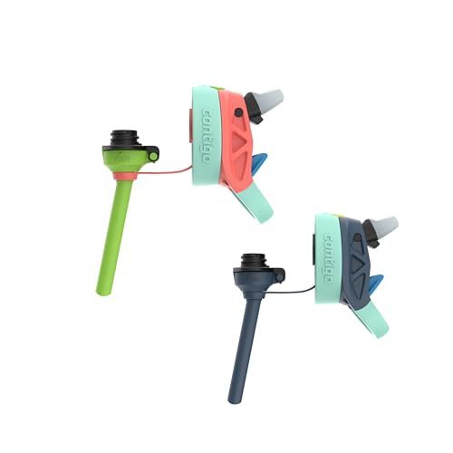 Image of Contigo Kids Water Bottle with Redesigned AUTOSPOUT Straw, 14 oz, 2-Pack