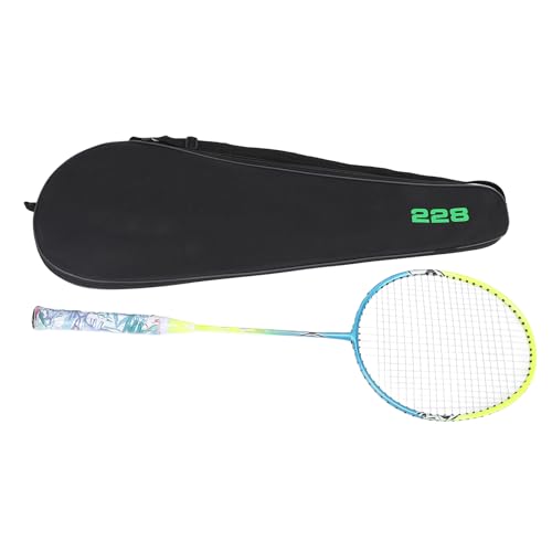 Raquettes de badminton en lot de 2 avec sac de transport en alliage