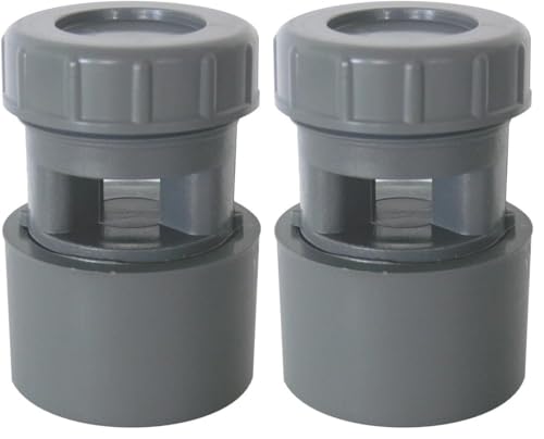 Regiplast AM32 Aérateur à membrane, Polychlorure de vinyle ø 32-40-50 mm, Blanc (Lot de 2)