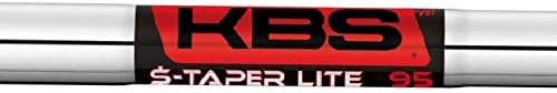 KBS Money $-Taper LITE クロムスチール 鉄製シャフト 4-PW 7本セット - .370 平行先端 (フレック