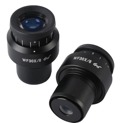 Microscope 2 PCS WF30X/8 Microscope Eyepieces 30mm Interface Wide-Field High Eye Point Eyepiece