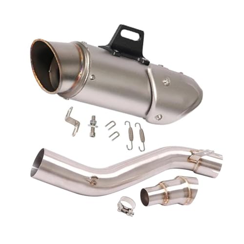 排気部 オートバイ用排気管 ステンレス製 排気管 60mm マフラーリンク テールパイプ に適合するホンダ CBR650F 2014 2015 2016 2017 2018(Chrome)