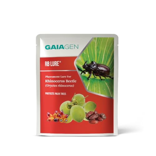 GAIAGEN RB Lure- Pheromone Lure for Rhinoceros Beetle (Oryctes Rhinoceros), Pack of 5 (Does Not Include Traps)