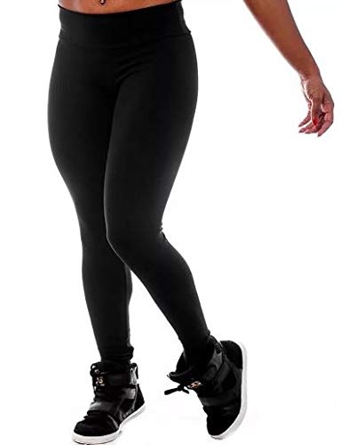 Calça Legging Fitness Suplex Lisa Academia Musculação