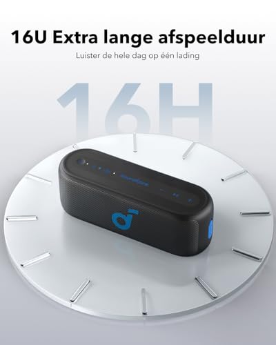 soundcore Select 2S, draagbare Bluetooth luidspreker met 20W stereogeluid, BassUp technologie, speeltijd van 16 uur, draadloze stereokoppeling en IPX7waterdicht voor trektochten en buitenavonturen. - Afbeelding 5