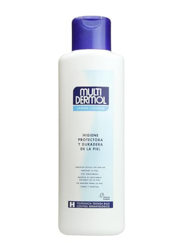 Multidermol Jabón Liquido - Pieles Sensibles, Ph Neutro, Calma y Suaviza, Avena al 100%, 750 ml