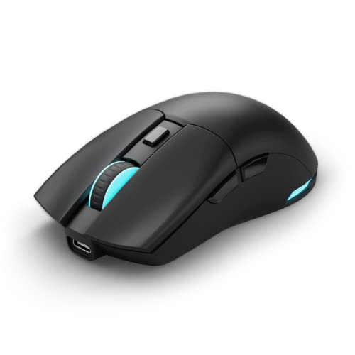 Pwnage Ultra Custom Symm 2 Wireless Gaming Mouse - Flawless Pro Grade 3370 Optical Sensor - 100% PTFE Skates (Solid Sides, Black)