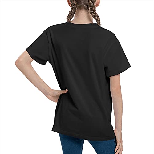 Kids T-Shirts Short Sleeve Basic Top Classic Tees for Boy & Girls Unisex Children Summer Athletic Shirt for Walking4
