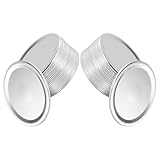 Veemoon 30 Stück Teiliges Einmachglas deckel aus Weißblech Wiederverwendbare Luftdichte Split typ Ersatzdeckel für Gläser Einfache Montage Langlebig und Passend für DIY Konservierung