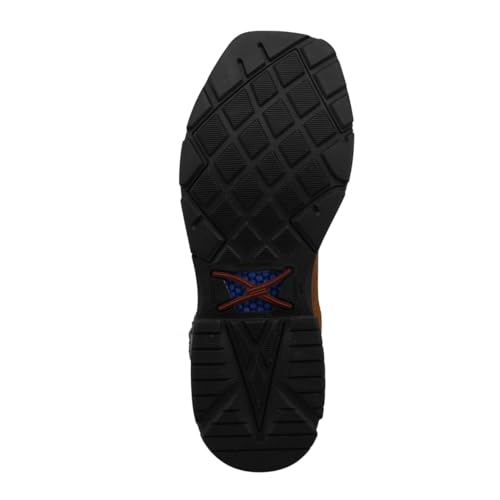 Image of Twisted X mens 12 inch Pull on Soft Toe Western Work Boot