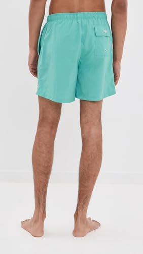Bather Men's Solid Teal Swim Trunks 5"3