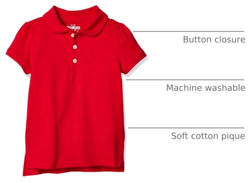 Image of OshKosh B'Gosh Girls' Short-Sleeve Uniform Polo